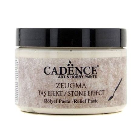 Pasta de relieve ZEUGMA AKROTOS. Efecto Piedra. 150 ml ZE101 de Cadence. Todo Cadence en L'aura Bella tu tienda online