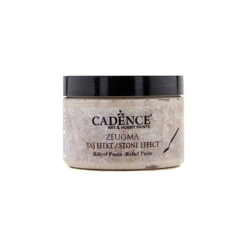 Pasta de relieve ZEUGMA TRITON. Efecto Piedra. 150 ml ZE103 de Cadence. Todo Cadence en L'aura Bella tu tienda online