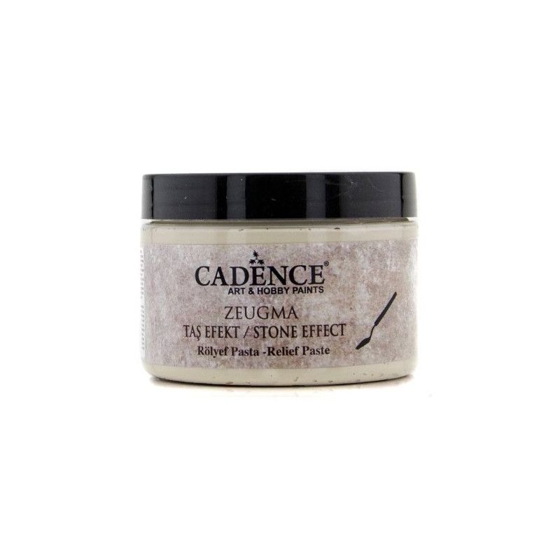 Pasta de relieve ZEUGMA POSEIDON. Efecto Piedra. 150 ml. ZE111. Cadence. Los mejores productos en L'aura Bella tu tienda online
