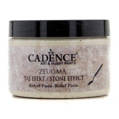 Pasta de relieve ZEUGMA POSEIDON. Efecto Piedra. 150 ml. ZE111. Cadence. Los mejores productos en L'aura Bella tu tienda online