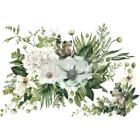 REDESIGN DECOR TRANSFERS® Froggy Meadow Greens, 669539. Los mejores productos en L'aura Bella tu tienda online