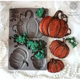 Molde Falling For Fall. 672157.  REDESIGN DECOR MOULDS®. Los mejores productos en L'aura Bella tu tienda online