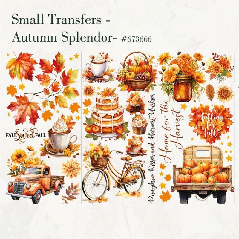 REDESIGN SMALL DECOR TRANSFERS® Autumn Splendor 673666. Los mejores productos en L'aura Bella tu tienda online
