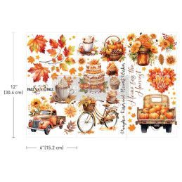 REDESIGN SMALL DECOR TRANSFERS® Autumn Splendor 673666. Los mejores productos en L'aura Bella tu tienda online