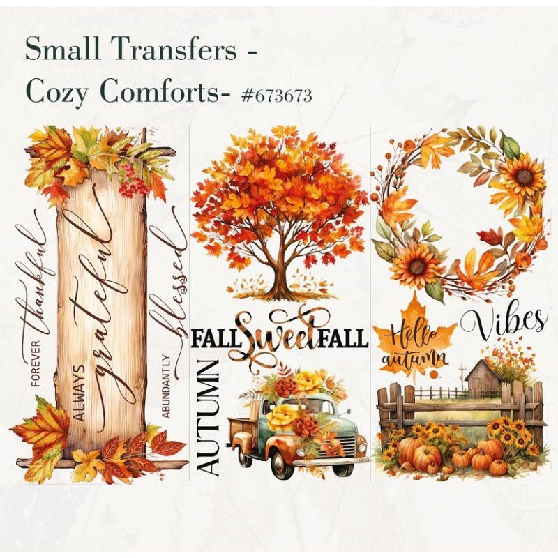 REDESIGN SMALL DECOR TRANSFERS® Cozy Conforts 673673. Los mejores productos en L'aura Bella tu tienda online
