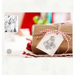 Santa's Helper Tags. Navidad. Sello Decor Clear Stamp. REDESIGN  670337. Los mejores productos en L'aura Bella tu tienda online