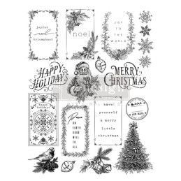 Santa's Helper Tags. Navidad. Sello Decor Clear Stamp. REDESIGN  670337. Los mejores productos en L'aura Bella tu tienda online