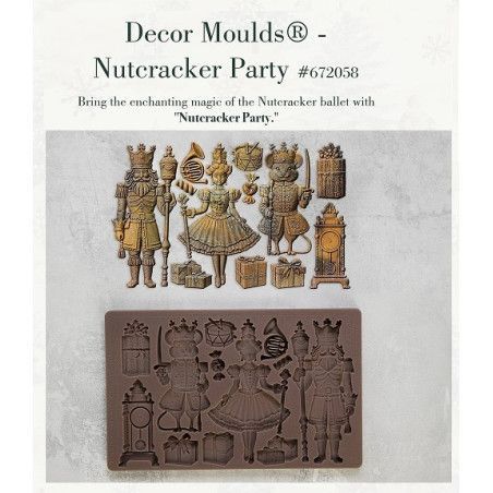 Molde Nutcracker Party. 672058. REDESIGN DECOR MOULDS®. Los mejores productos en L'aura Bella tu tienda online