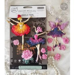 Molde Angelic Twirl. 673567. REDESIGN DECOR MOULDS®. Los mejores productos en L'aura Bella tu tienda online