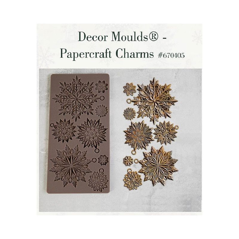 Molde Papercraft Charms. 671405. REDESIGN DECOR MOULDS®. Los mejores productos en L'aura Bella tu tienda online