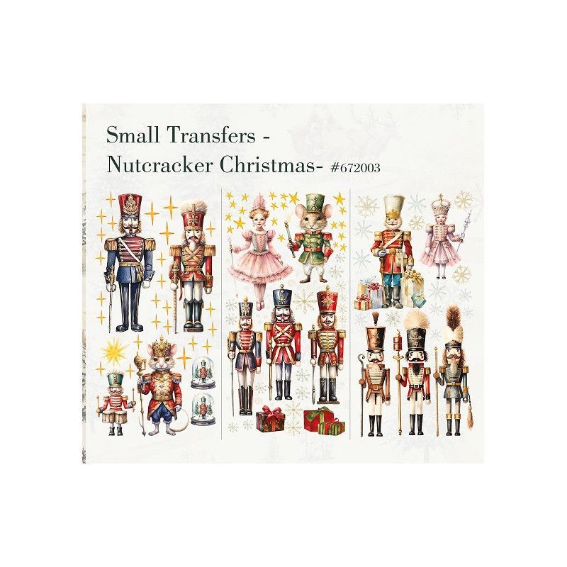 REDESIGN SMALL DECOR TRANSFERS® Nutcracker Christmas 672003. Los mejores productos en L'aura Bella tu tienda online