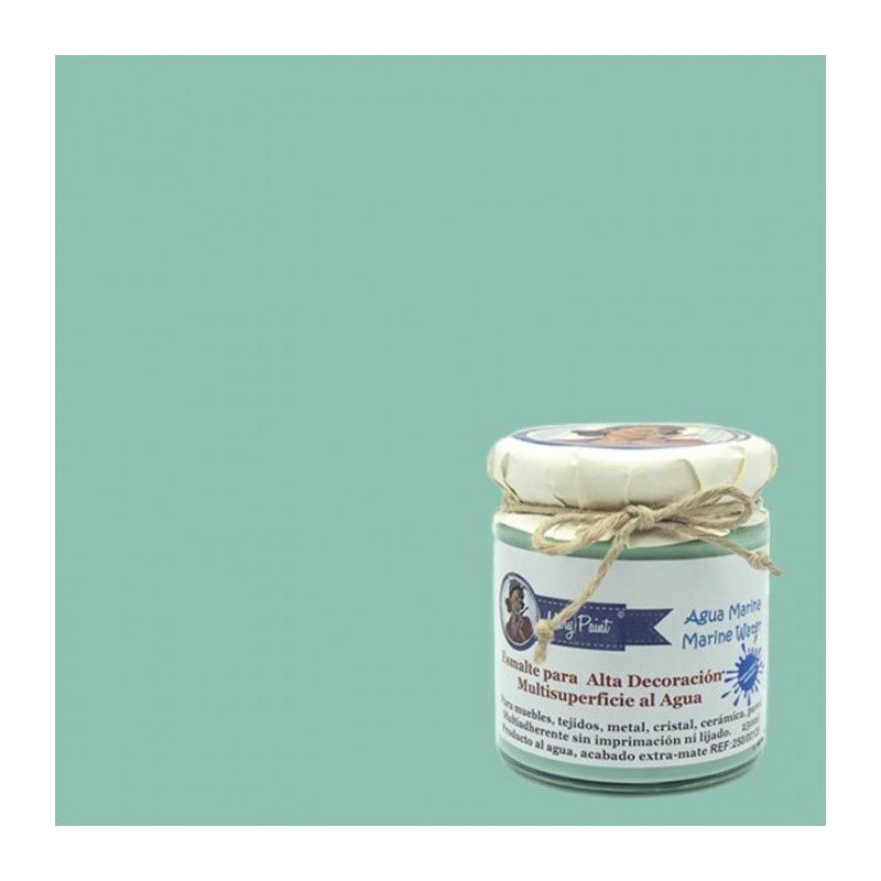 Agua Marina. Esmalte multisuperficies Mary Paint. Los mejores productos en L'aura Bella tu tienda online y en Madrid