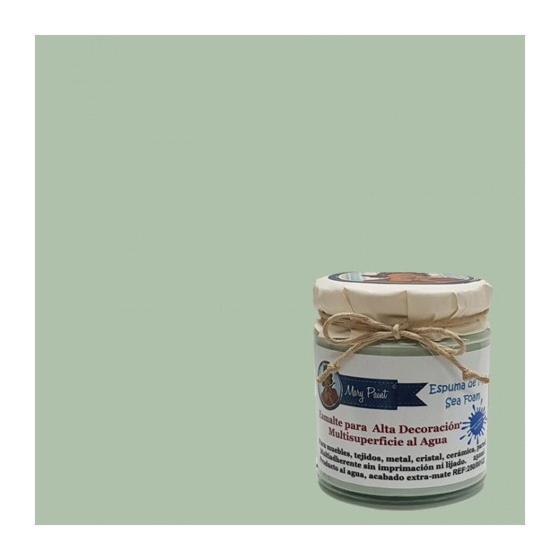 Espuma de mar. 
Esmalte multisuperficie Mary Paint. Los mejores productos en L’aura Bella, tu tienda online y en Madrid