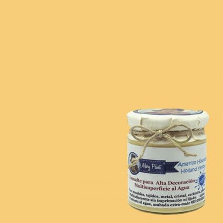 Esmalte multisuperficie Mary Paint. Amarillo Holanda. Los mejores productos en L’aura Bella, tu tienda online  y en Madrid