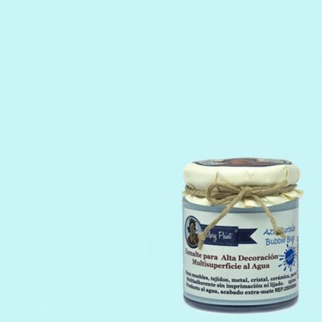 Azul Burbuja.Esmalte multisuperficie Mary Paint.. Los mejores productos en L’aura Bella, tu tienda online  y en Madrid