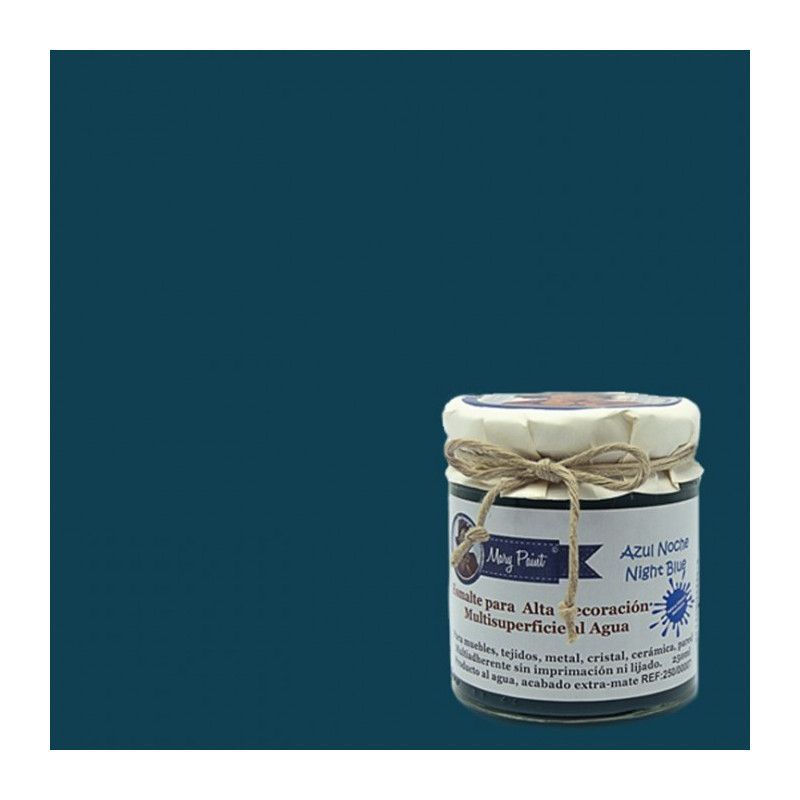 Esmalte multisuperficie Mary Paint. Azul Noche. Los mejores productos en L’aura Bella, tu tienda online  y en Madrid
