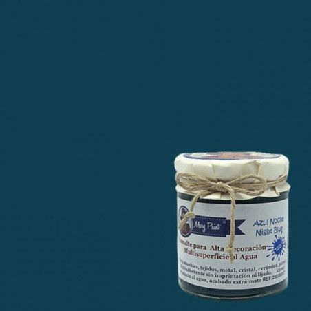 Esmalte multisuperficie Mary Paint. Azul Noche. Los mejores productos en L’aura Bella, tu tienda online  y en Madrid