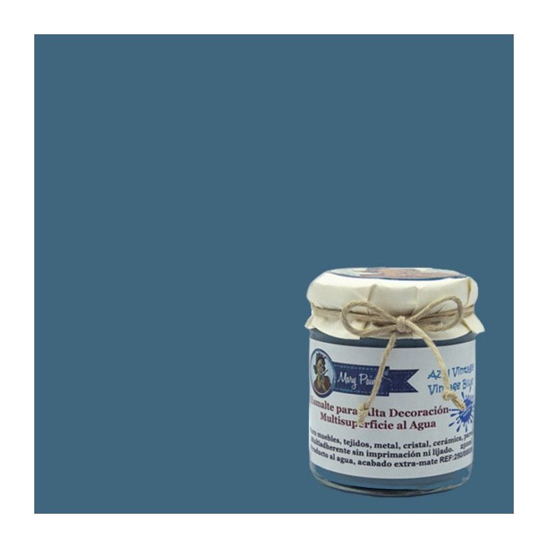 Azul Vintage. Esmalte multisuperficie Mary Paint. Los mejores productos en L’aura Bella, tu tienda online y en Madrid
