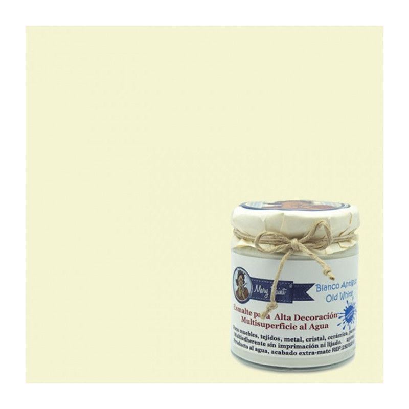 Blanco Antiguo. Esmalte multisuperficie Mary Paint. Los mejores productos en L’aura Bella, tu tienda online y en Madrid