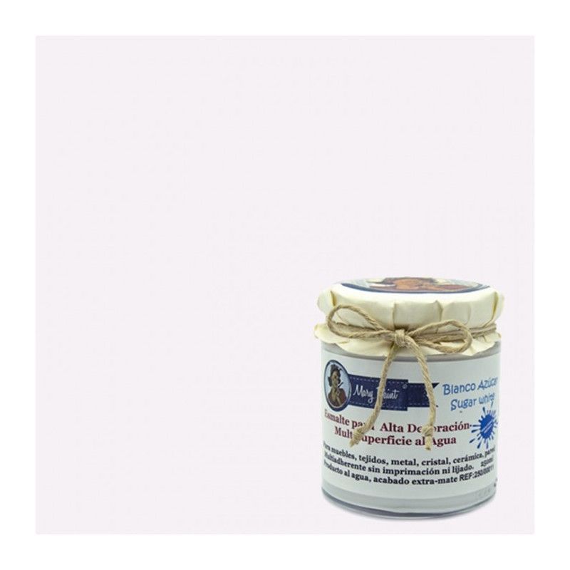 Blanco Azúcar. Esmalte multisuperficie Mary Paint. Los mejores productos en L’aura Bella, tu tienda online y en Madrid