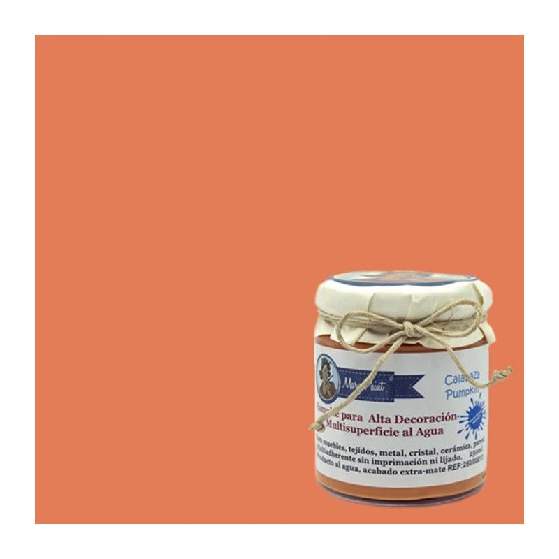 Calabaza. Esmalte multisuperficie Mary Paint. Los mejores productos en L’aura Bella, tu tienda online y en Madrid
