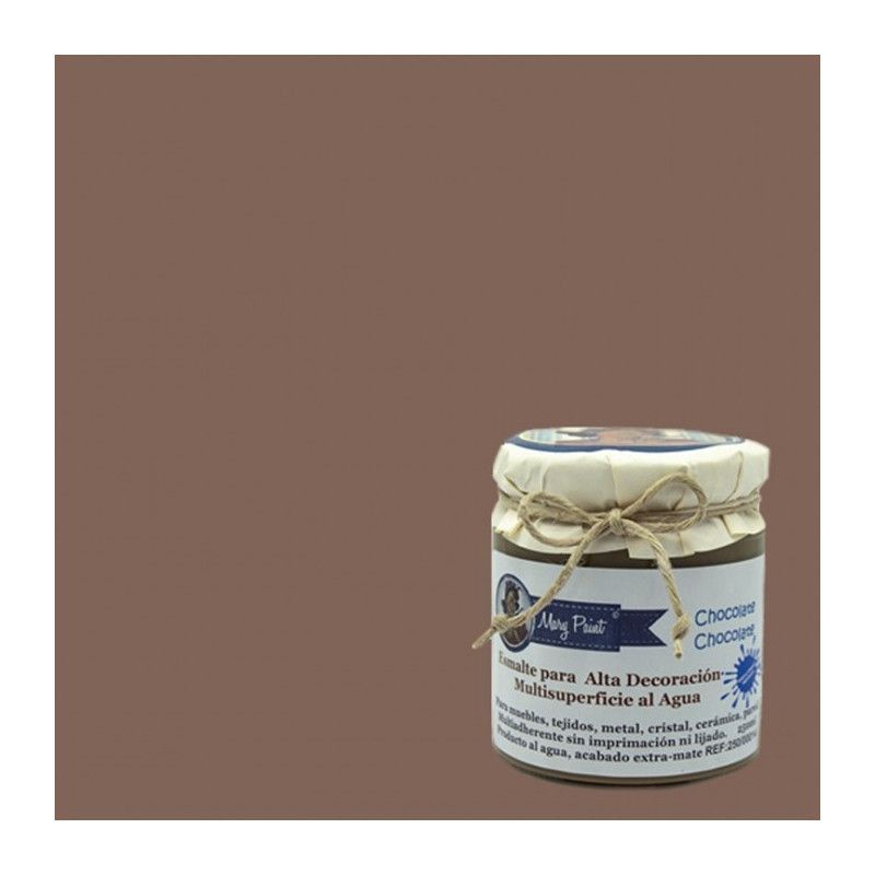 Chocolate. Esmalte multisuperficie Mary Paint. Los mejores productos en L’aura Bella, tu tienda online y en Madrid