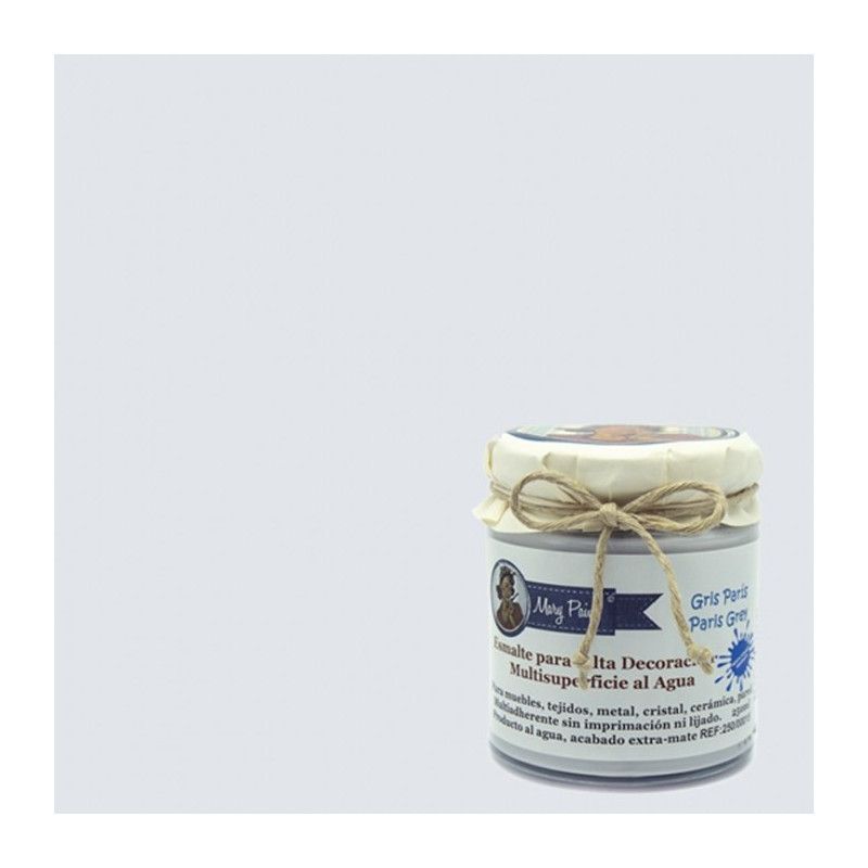 Gris París. Esmalte multisuperficie Mary Paint. Los mejores productos en L’aura Bella, tu tienda online y en Madrid