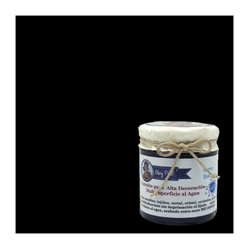 Negro. Esmalte multisuperficie Mary Paint. Los mejores productos en L’aura Bella, tu tienda online y en Madrid