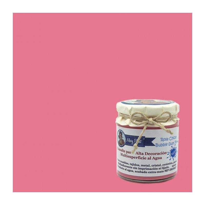 Rosa Chicle. Esmalte multisuperficie Mary Paint. Los mejores productos en L’aura Bella, tu tienda online y en Madrid