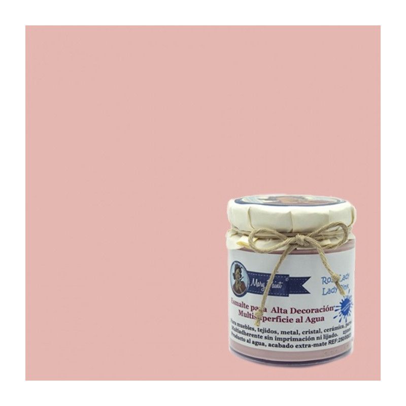 Rosa Lady. Esmalte multisuperficie Mary Paint. Los mejores productos en L’aura Bella, tu tienda online y en Madrid