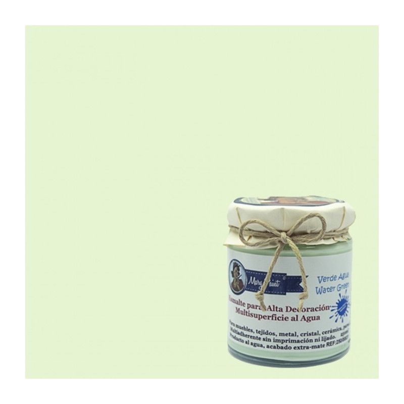Verde Agua. Esmalte multisuperficie Mary Paint. Los mejores productos en L’aura Bella, tu tienda online y en Madrid