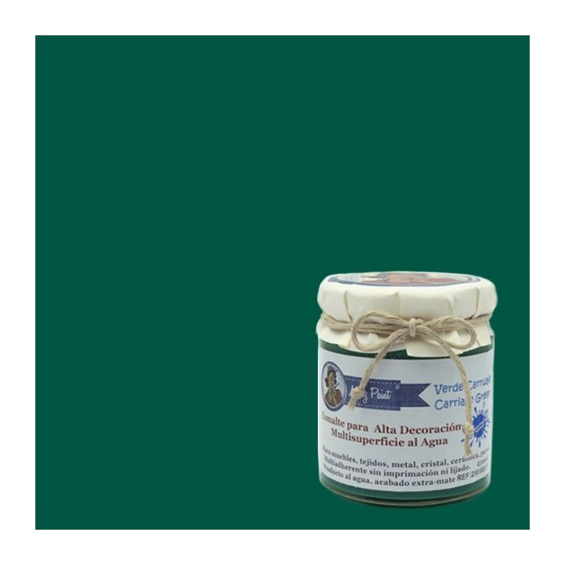 Verde Carruaje. Esmalte multisuperficie Mary Paint. Los mejores productos en L’aura Bella, tu tienda online y en Madrid