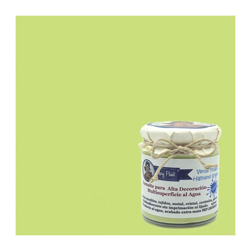 Verde Musgo. Esmalte multisuperficie Mary Paint. Los mejores productos en L’aura Bella, tu tienda online y en Madrid