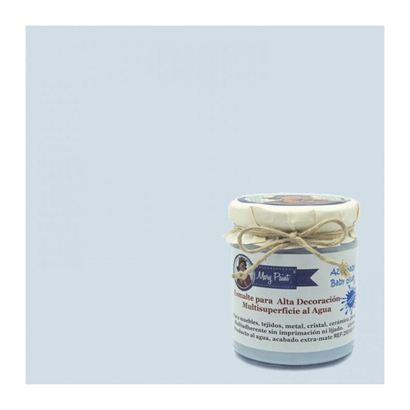 Azul Baby. Esmalte multisuperficie Mary Paint. Los mejores productos en L’aura Bella, tu tienda online y en Madrid