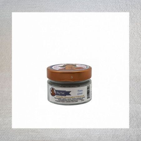 Plata metalizado. Esmalte multisuperficie Mary Paint. Los mejores productos en L’aura Bella, tu tienda online y en Madrid