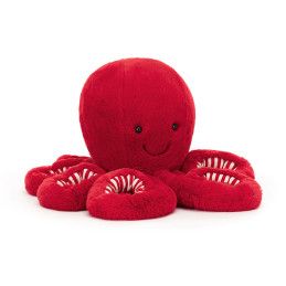 Cranberry Octopus, large. Peluche Jellycat. CRAN2OC. Peluche Jellycat. Los mejores productos en L'aura Bella tu tienda online