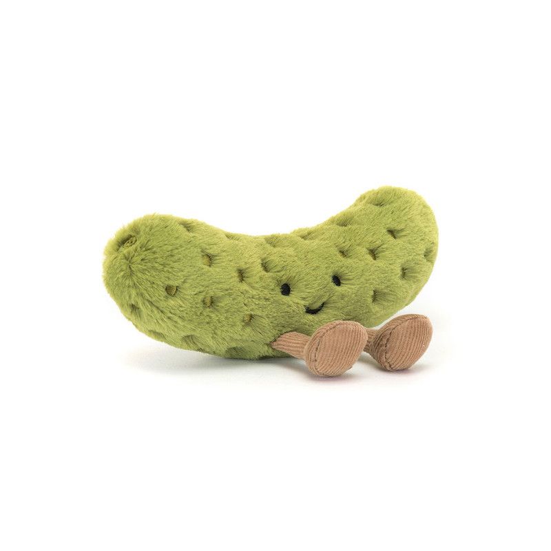Amuseables Pickle, Pepinillo feliz. A6PIC. Peluche Jellycat. Los mejores productos en L'aura Bella tu tienda online