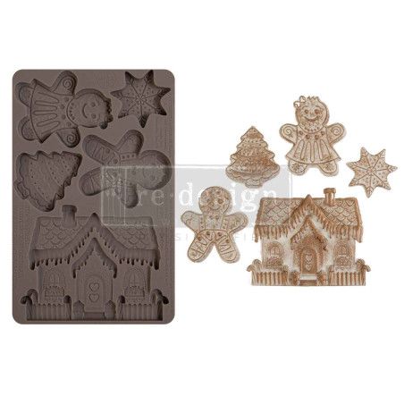 Molde Festive Gingerbread Treats. 670351. REDESIGN DECOR MOULDS®. Los mejores productos en L'aura Bella tu tienda online