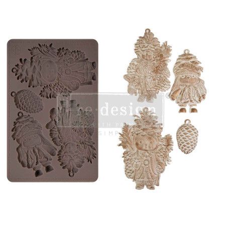 Molde Pinecone Dolls. 672478. REDESIGN DECOR MOULDS®. Los mejores productos en L'aura Bella tu tienda online