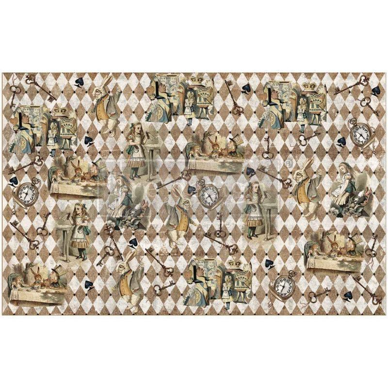 Mad Hatter's Muse. Decoupage Tissue Paper Redesign 674441. Los mejores productos en L'aura Bella tu tienda online