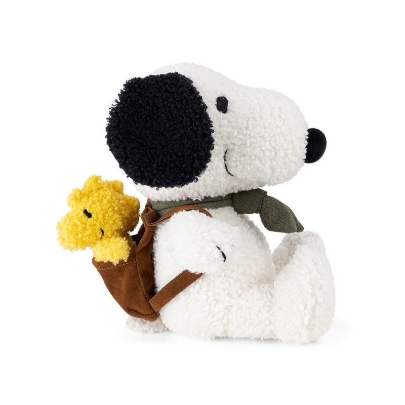 Snoopy con Woodstock en una mochila. Peluche Peanuts. 33177010. Los mejores productos en L'aura Bella tu tienda online