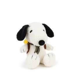 Snoopy con Woodstock en una mochila. Peluche Peanuts. 33177010. Los mejores productos en L'aura Bella tu tienda online