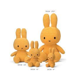 Miffy Corduroy Tamaños. Conejita Miffy de pana. Peluche. . Los mejores productos en L'aura Bella tu tienda online
