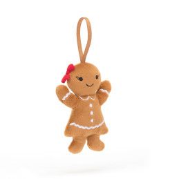 Festive Folly Gingerbread Ruby. FFH6GW. Peluche Jellycat. Los mejores productos en L'aura Bella tu tienda online