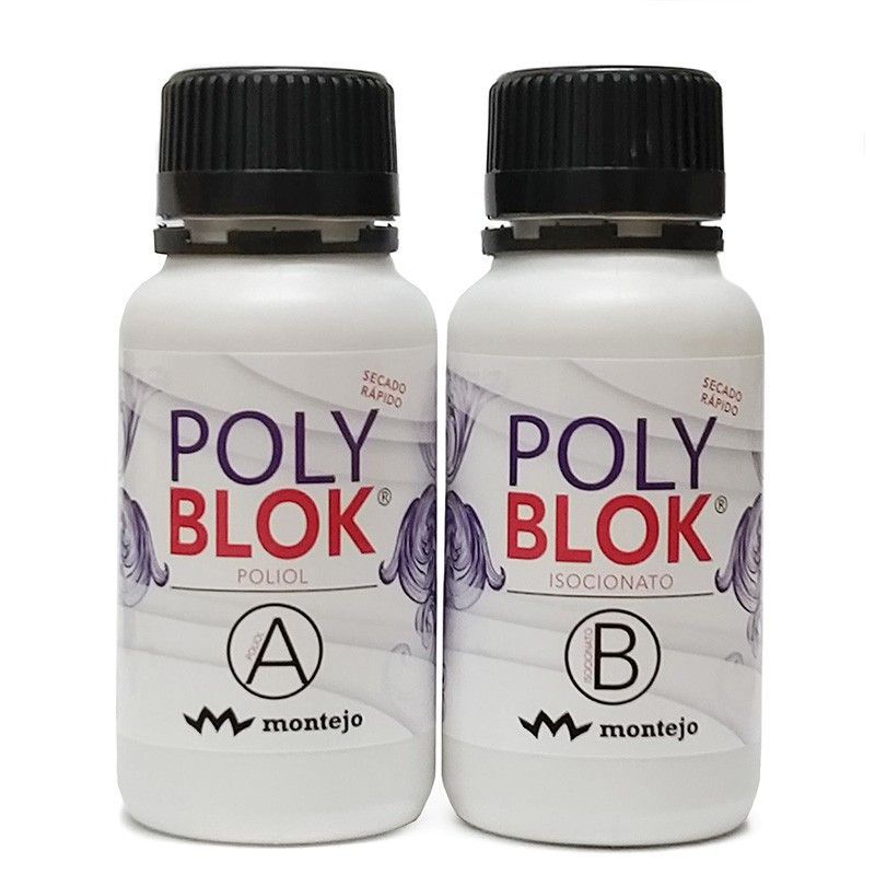 Resina de Poliuretano BLOK. 250+250ml. Mezcla 1:1. 4311015.Los mejores productos en L'aura Bella, tu tienda online