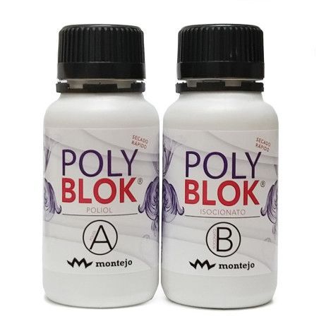 Resina de Poliuretano BLOK. 250+250ml. Mezcla 1:1. 4311015.Los mejores productos en L'aura Bella, tu tienda online