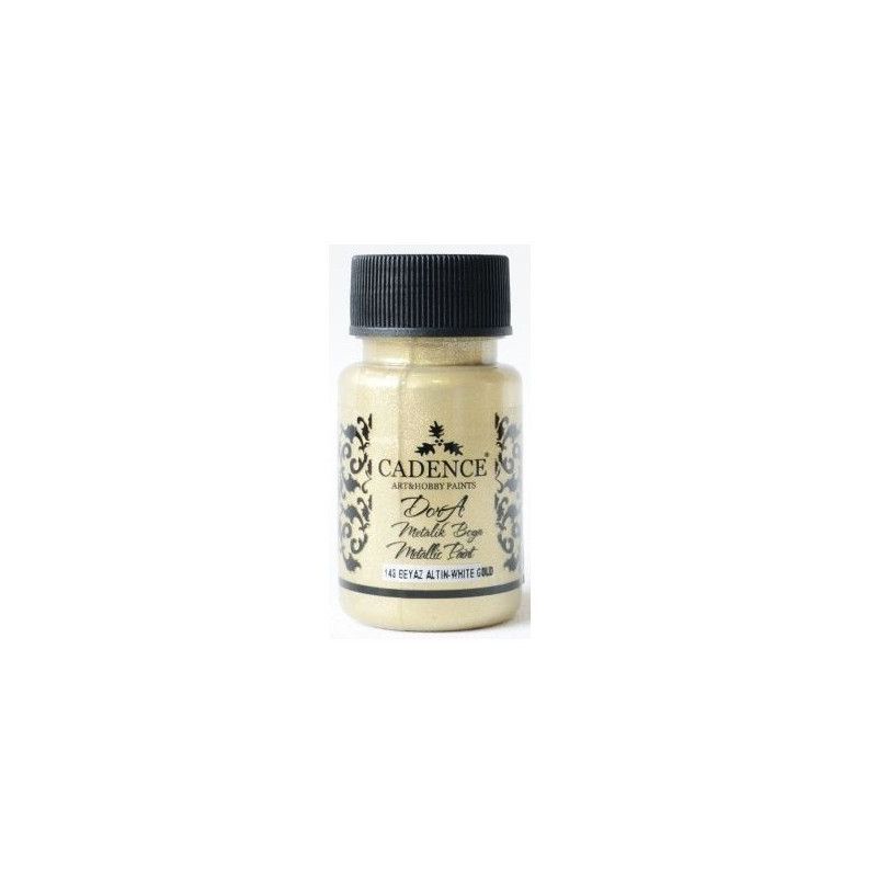 Oro Blanco. Dora metallic paint de Cadence. DO148. Los mejores productos en L'aura Bella, tu tienda online
