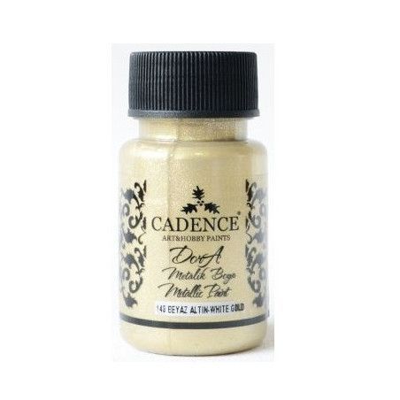 Oro Blanco. Dora metallic paint de Cadence. DO148. Los mejores productos en L'aura Bella, tu tienda online
