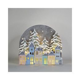 Soporte 3D escena casitas de Navidad DIY para montar. Los mejores productos en L'aura Bella, tu tienda online.