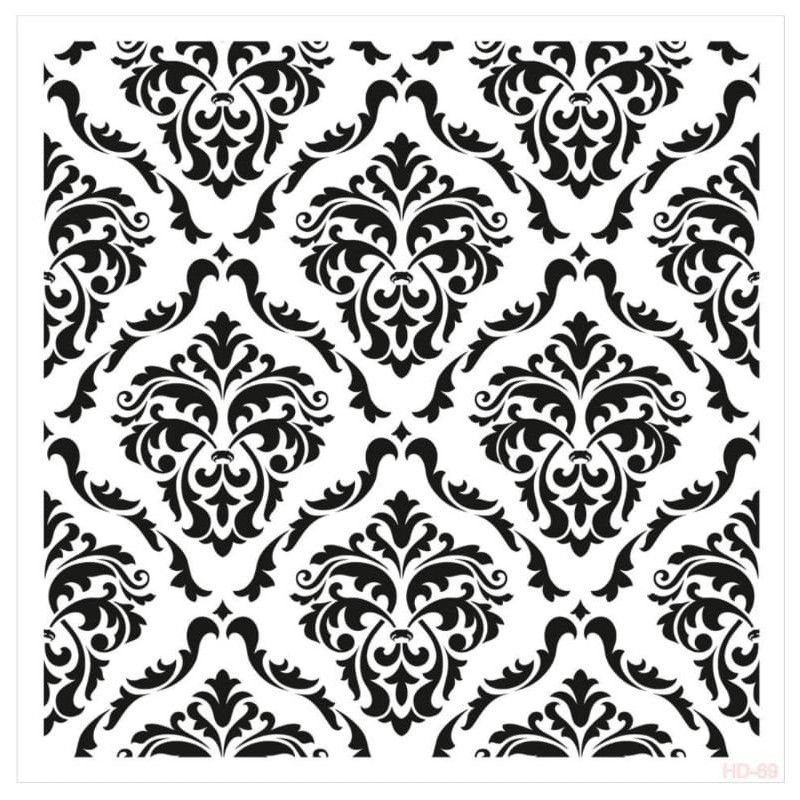 Plantilla stencil, estarcido Patrón adamascado. HDM69. Cadence. Los mejores productos en L'aura Bella tu tienda online